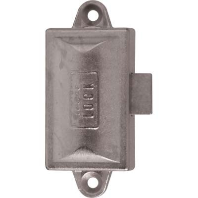 SERRATURA AD ASTE ROTANTI ZAMA NICHELATA MM 76X32 CHIAVE 1 LEVA MM 17X20 Immagine principale del prodotto