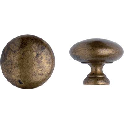 POMOLO ZAMA ANTICO MG655 METALSTYLE OTTONE ANTICATO MM 27X23