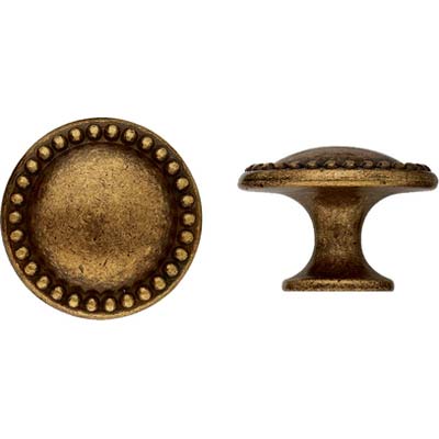POMOLO ZAMA FLORENCE MG650 METALSTYLE OTTONE ANTICATO MM 30 Immagine principale del prodotto