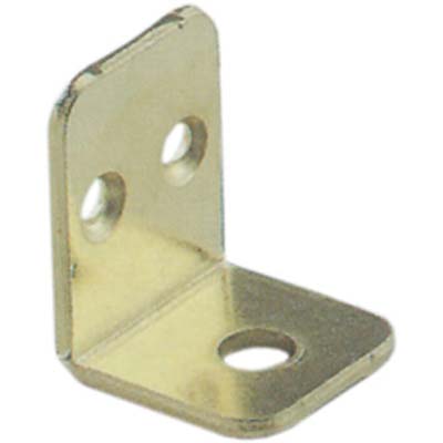MENSOLINA REGGIPIANO A SQUADRA BORDO QUADRO ACCIAIO OTTONATO MM 22X28 Immagine principale del prodotto
