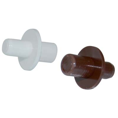 MENSOLINA REGGIPIANO A INFILARE PLASTICA D.MM 5/6 MARRONE Immagine principale del prodotto