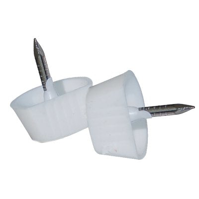 MENSOLINA REGGIPIANO A MEZZALUNA CHIODO FISSO PLASTICA NOCE MM 16X8 H.MM 13 L.MM 10 Immagine principale del prodotto