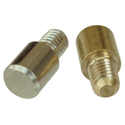 MENSOLINA REGGIPIANO TONDA TORNITA OTTONE LUCIDO MM 7X8 + PERNO M5