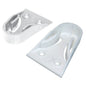 REGGITUBO ARMADIO TONDO LATERALE PLASTICA BIANCO TUBO MM 18