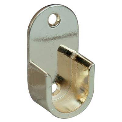 REGGITUBO ARMADIO TONDO LATERALE ZAMA OTTONE LUCIDO TUBO MM 18 Immagine principale del prodotto