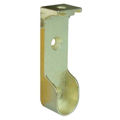 REGGITUBO ARMADIO OVALE LATERALE A SOFFITTO ZAMA OTTONATO TUBO MM 30X15 Immagine principale del prodotto