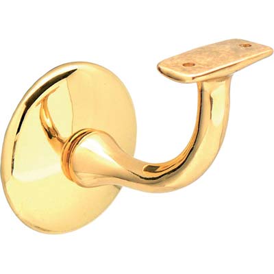 SUPPORTO X CORRIMANO BASE TONDA OTTONE LUCIDO Immagine principale del prodotto