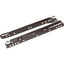 GUIDA CASSETTO SFILABILE + RUOTE TEFLON KG 25 CM  50 MARRONE CF=PZ 4