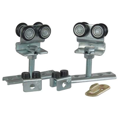 CARRELLI SCORREVOLI IN KIT 2023/05 OMGE X BINARIO 20 OMGE KIT=2 CARRELLI+2 FERMI+1 PINNA