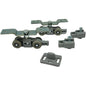 CARRELLI SCORREVOLI IN KIT 1400/07 OMGE X BINARIO 1400 OMGE KIT=2 CARRELLI+2 FERMI+1 PINNA
