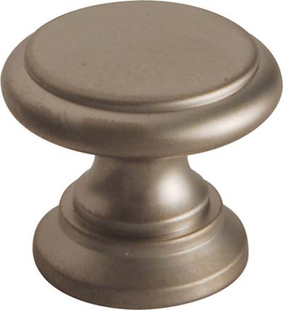 POMOLO OTTONE TORNITO TESTA PIANA CROMO SATINATO MM 20X17 Immagine principale del prodotto