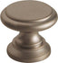 POMOLO OTTONE TORNITO TESTA PIANA CROMO SATINATO MM 20X17