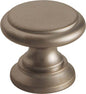 POMOLO OTTONE TORNITO TESTA PIANA CROMO SATINATO MM 20X17