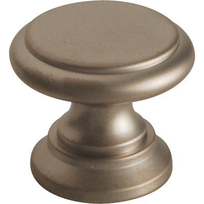 POMOLO OTTONE TORNITO TESTA PIANA CROMO SATINATO MM 25X19