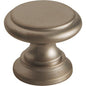 POMOLO OTTONE TORNITO TESTA PIANA CROMO SATINATO MM 25X19