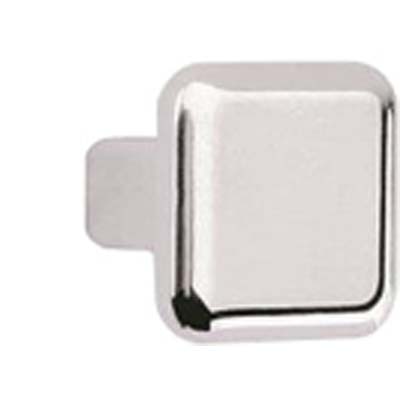 POMOLO ZAMA QUADRO 2303 METALSTYLE CROMO LUCIDO MM 20X20 Immagine principale del prodotto