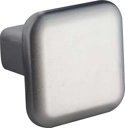 POMOLO ZAMA QUADRO 2303 METALSTYLE CROMO OPACO MM 20X20 Immagine principale del prodotto