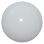 POMOLO LEGNO LISCIO LACCATO BIANCO + VITE MM 26/36X33