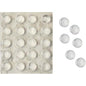 PARACOLPI ADESIVO PRONTY SILICONICO MM 10X3 CF=PZ 20