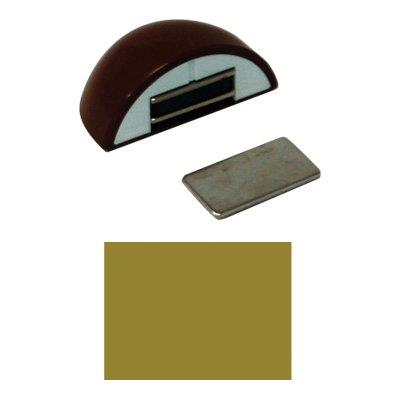 FERMAPORTE MAGNETICO AP 123 RESINA TERMOPLASTICA ORO LUCIDO Immagine principale del prodotto