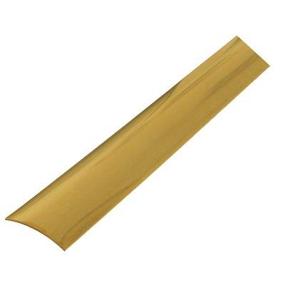 PIAGGIA ADESIVA PAVIMENTO PARI LIVELLO OTTONE LUCIDO MM 35 L.CM 166 MM 0/4 Immagine principale del prodotto