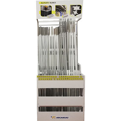 ESPOSITORE PROFILI BIGGY ARCANSAS KT=PZ 441 MM 1000X470 H.MM 2800 Immagine principale del prodotto