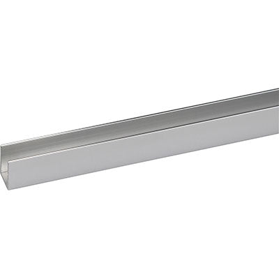 PROFILO CANALINA SINGOLA ARCANSAS ALLUM ARGENTO LUX S.MM 1,0 MM 10X10 H.CM 100