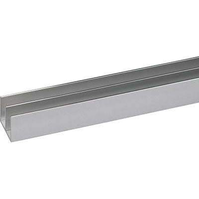 PROFILO CANALINA DOPPIA ARCANSAS ALLUM ARGENTO LUX S.MM 1,0 MM 20X18 H.CM 100 Immagine principale del prodotto