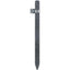 PALETTO DISPERSORE ZINCATO + PIASTRA SEZIONE A CROCE MM 50X50X5 H.CM 100