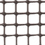 RETE PLASTICA BALCONE QUADRA TENAX HDPE ANTRACITE MM 10X10 H.CM 100 ML 50