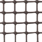RETE PLASTICA BALCONE QUADRA TENAX HDPE ANTRACITE MM 10X10 H.CM 100 ML 50