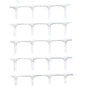 RETE PLASTICA BALCONE QUADRA TENAX HDPE BIANCO MM 10X10 H.CM 100 ML 50