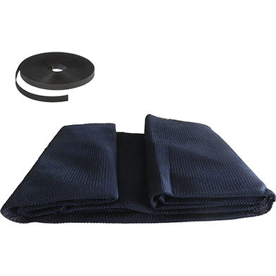 ZANZARIERA FINESTRA A STRAPPO EFFE POLIESTERE NERO CM 130 H.CM 150 Immagine principale del prodotto