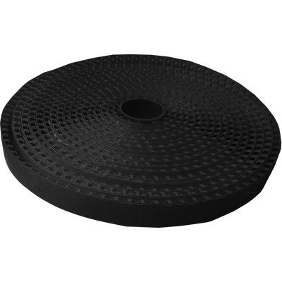 NASTRO AGGRAPPA ZANZARIERA EFFE ADESIVO NERO MM 10 X ML 6,6 X RETE POLIESTERE