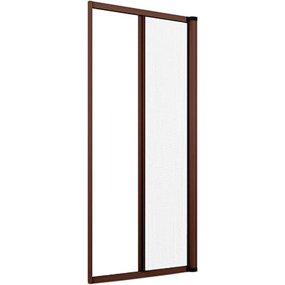 ZANZARIERA KIT PORTA EFFE MARRONE RAL 8017 FIBRA VETRO/PVC CM 150 H.CM 250 Immagine principale del prodotto