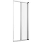ZANZARIERA KIT PORTA EFFE BIANCO RAL 9010 FIBRA VETRO/PVC CM 150 H.CM 250