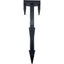 PICCHETTO CHIODO BLOCCA TELO STARS PA NERO DENTATO MM 45X25 H.CM 16,5 CF=PZ 100