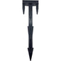PICCHETTO CHIODO BLOCCA TELO STARS PA NERO DENTATO MM 45X25 H.CM 16,5 CF=PZ 100
