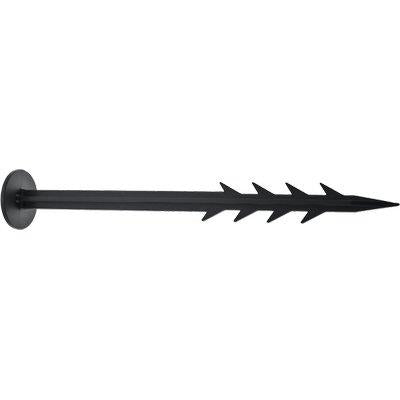 PICCHETTO CHIODO BLOCCA TELO PA NERO DENTATO MM 45 H.CM 20 CF=PZ 100 Immagine principale del prodotto