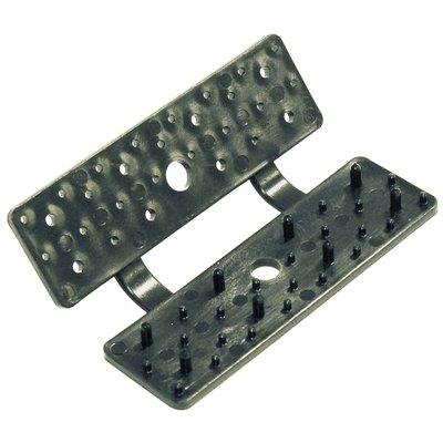 CLIP BOTTONE LEGARETE OMBRA RETTANGOLARE ITALIA CF=PZ 50 Immagine principale del prodotto