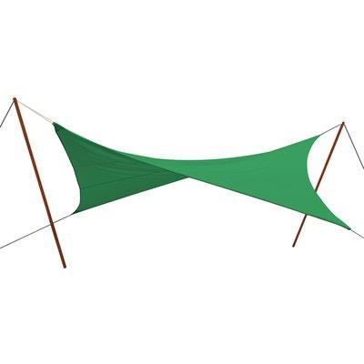 VELA OMBREGGIANTE TRIANGOLARE STARS PE VERDE GR/MQ 180 MT 5,0X5,0X5,0 + POLIECO