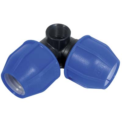 GOMITO A COMPRESSIONE POP-UP FILETTO FEMMINA PN16 MM 32X32X3/4F Immagine principale del prodotto
