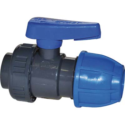 VALVOLA SFERA A COMPRESSIONE MONOGHIERA PN16 MM 20X1/2F Immagine principale del prodotto