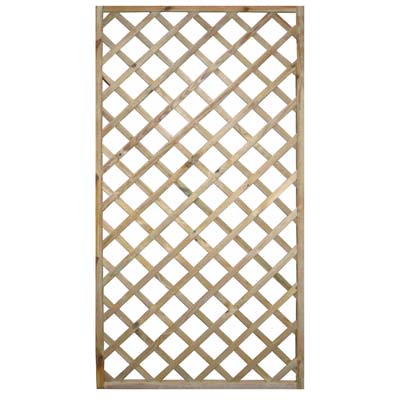 PANNELLO GRIGLIATO LEGNO EURO PINO IMPREGNATO CORNICE MM 45X30 CM  60X180