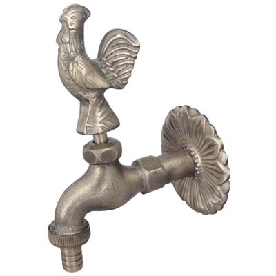 RUBINETTO ARTISTICO A VITE GALLO BRASS STARS OTTONE 1/2M MM 25 Immagine principale del prodotto