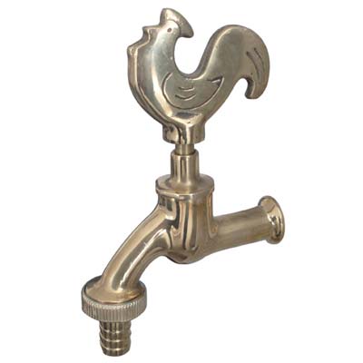 RUBINETTO ARTISTICO A VITE GALLO STARS OTTONE 1/2M MM 25 Immagine principale del prodotto