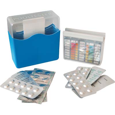 TEST ANALISI PH + OSSIGENO X PISCINA CF=TEST + PASTIGLIE 2X10