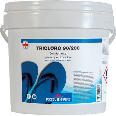 TRICLORO X PISCINA PASTIGLIE LAPI KG  5=25XGR 200