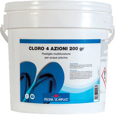 MULTIAZIONE X PISCINA PASTIGLIE LAPI KG  5=25XGR 200 Immagine principale del prodotto