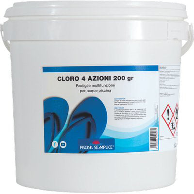 MULTIAZIONE X PISCINA PASTIGLIE LAPI KG 10=50XGR 200 Immagine principale del prodotto